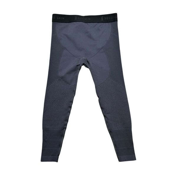 Mens Second Skin Black 7/8 Length Compressions Pants Size XL - Picture 6 of 10